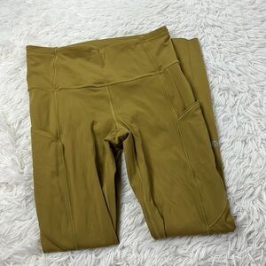 Lululemon Fast and Free Tight II 25" *Non-Reflective Nulux Grape Leaf